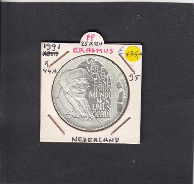 Beschrijving: 25 Ecu ERASMUS